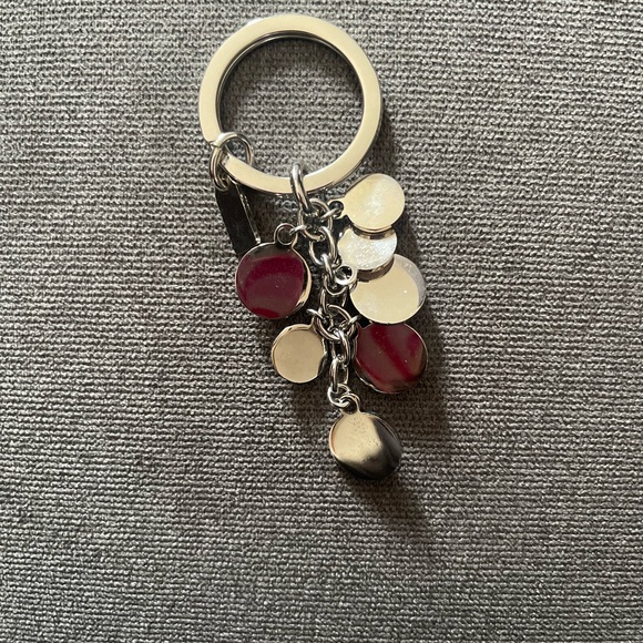 Vintage COACH Signature Gem charm Fob keychain Multi Jewel 1734 BCA Awareness - Picture 4 of 6